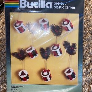 Bucilla jingle bell drums ornaments 61047